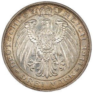 Germany 1911-A 3 Mark Breslau University