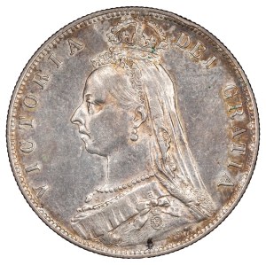 Great Britain 1889 1/2 Crown