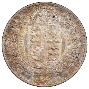 Great Britain 1889 1/2 Crown