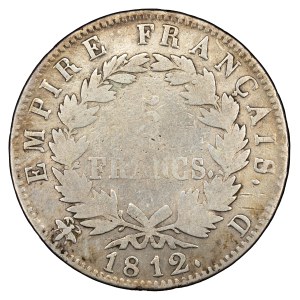 Francja 1812-D 5 franków