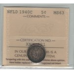Canada Newfoundland 1940C 5 Cent