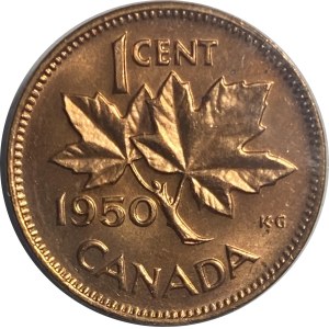 Canada 1950 1 Cent