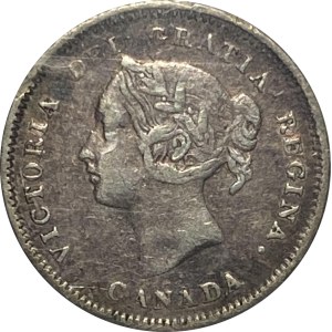 Kanada 1881H 5 centów