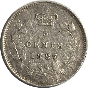 Canada 1887 5 Cent
