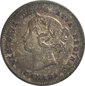 Canada 1891 5 Cent Obverse 2