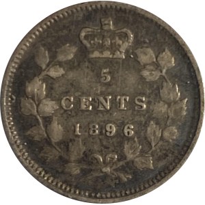 Canada 1896 5 Cent