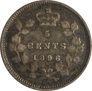 Canada 1896 5 Cent