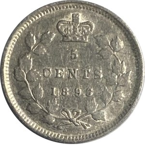 Canada 1896 5 Cent