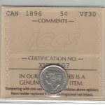Canada 1896 5 Cent