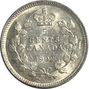 Canada 1902 5 Cent