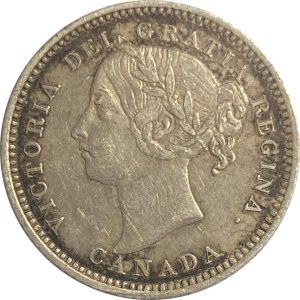 Canada 1891 10 Cent 22 Leaves