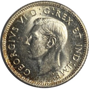 Canada 1947 10 Cent Maple Leaf