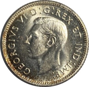 Canada 1947 10 Cent Maple Leaf
