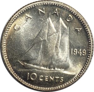 Canada 1949 10 Cent