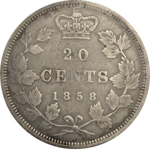 Canada 1858 20 Cent