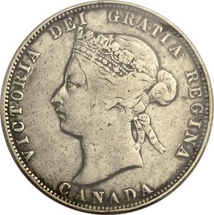 Canada 1874H 25 Cent