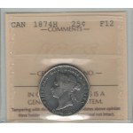 Kanada 1874H 25 Cent