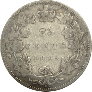 Kanada 1882H 25 Cent