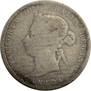 Kanada 1882H 25 Cent
