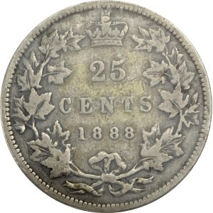 Canada 1888 25 Cent