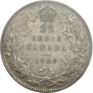 Canada 1929 25 Cent