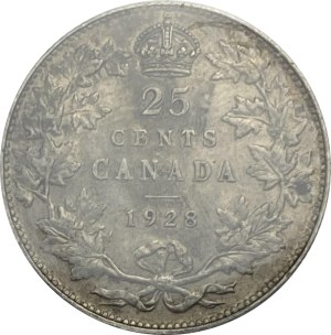 Canada 1928 25 Cent