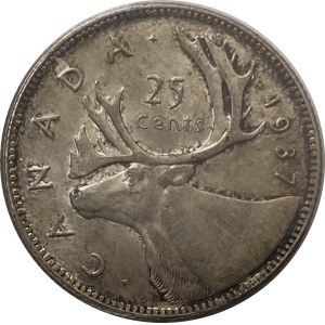 Canada 1937 25 Cent