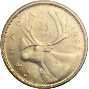 Canada 1955 25 Cent