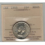 Canada 1955 25 Cent