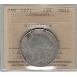 Canada 1871 50 Cent