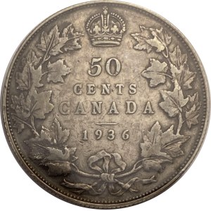 Kanada 1936 50 Cent