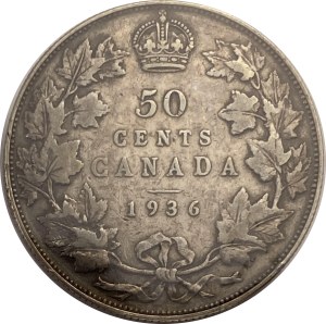 Canada 1936 50 Cent