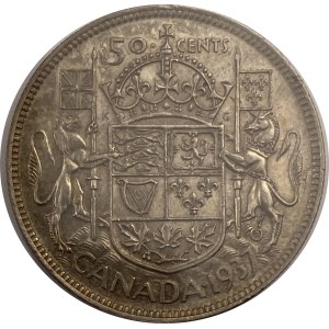 Canada 1937 50 Cent