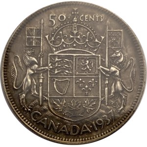 Canada 1937 50 Cent