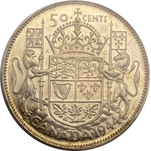 Canada 1944 50 Cent Presque 4