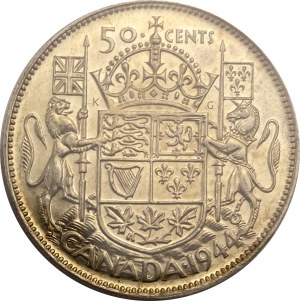 Canada 1944 50 Cent Near 4