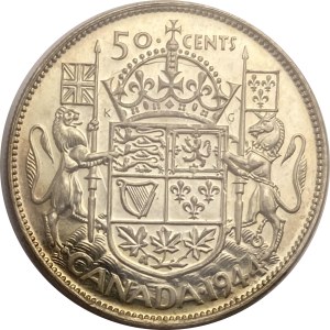 Canada 1944 50 Cent Far 4