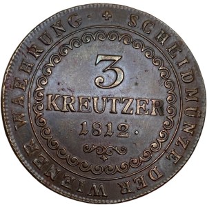 Austria 1812-B 3 Kreuzers
