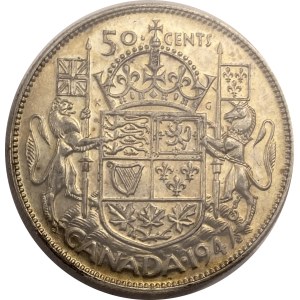 Canada 1947 50 Cent Maple Leaf