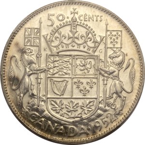 Canada 1952 50 Cent