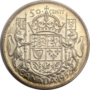 Canada 1952 50 Cent