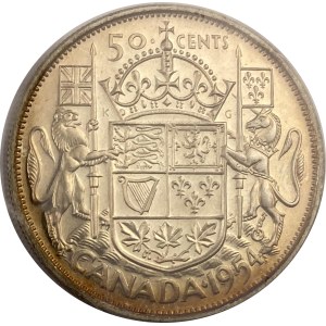 Canada 1954 50 Cent