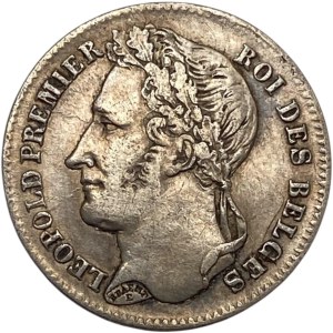 Belgium 1844 1/4 Franc
