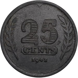 Netherlands 1941 25 Centimes