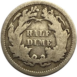 United States 1863 Half Dime Liberty Seated