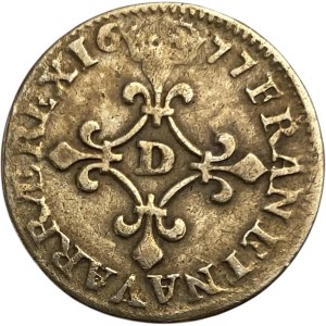 France 1677-D 4 Sols of Traitants