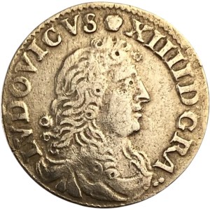 France 1677-D 4 Sols of Traitants