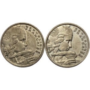France 1956-B & 1958 100 Francs