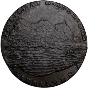 Gibraltar 1802 1 Quart Robert Keeling Merchant Token