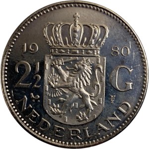 Netherlands 1980 2 1/2 Guilden